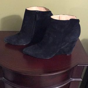 EUC Cole Haan Suede Wedge Bootie SZ 11